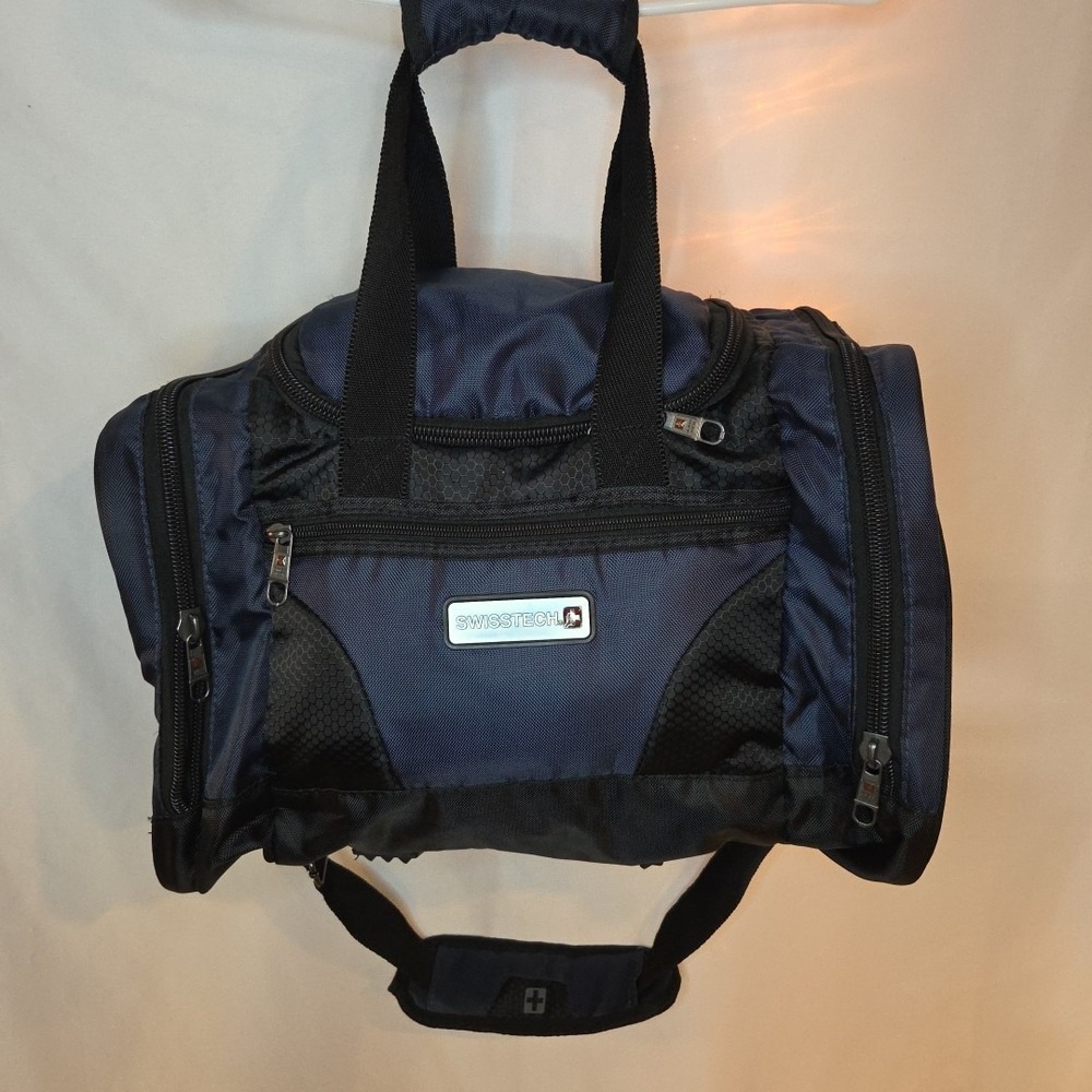 SwissTech 18"x12"x10" Carry On Travel Duffel Bag, Blue